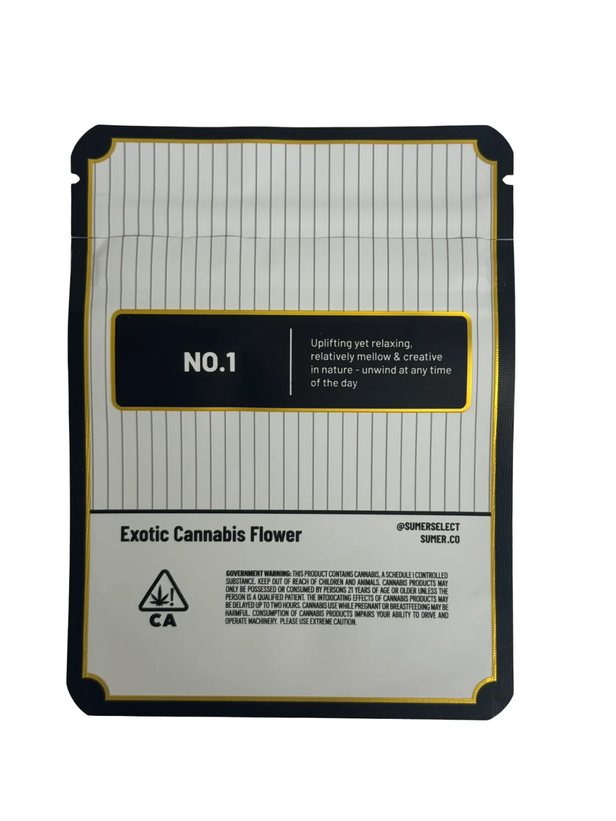 No. 1 Mylar Bags 3.5g Sumer No. 1 Mylar Bags 3.5g Sumer