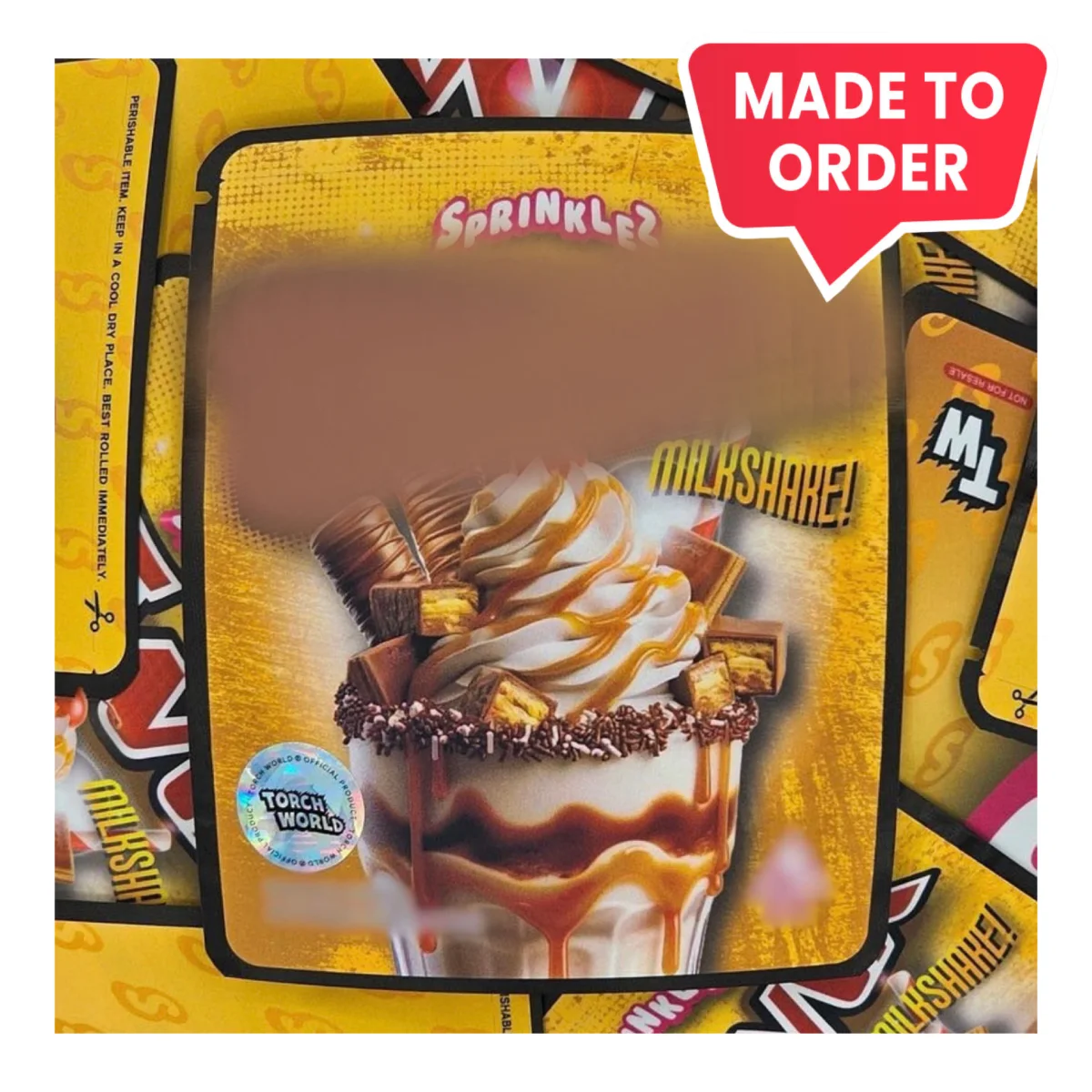 Twixxx Milkshake 3.5g Mylar Bags Sprinklez Torch World Twixxx Milkshake 3.5g Mylar Bags Sprinklez Torch World