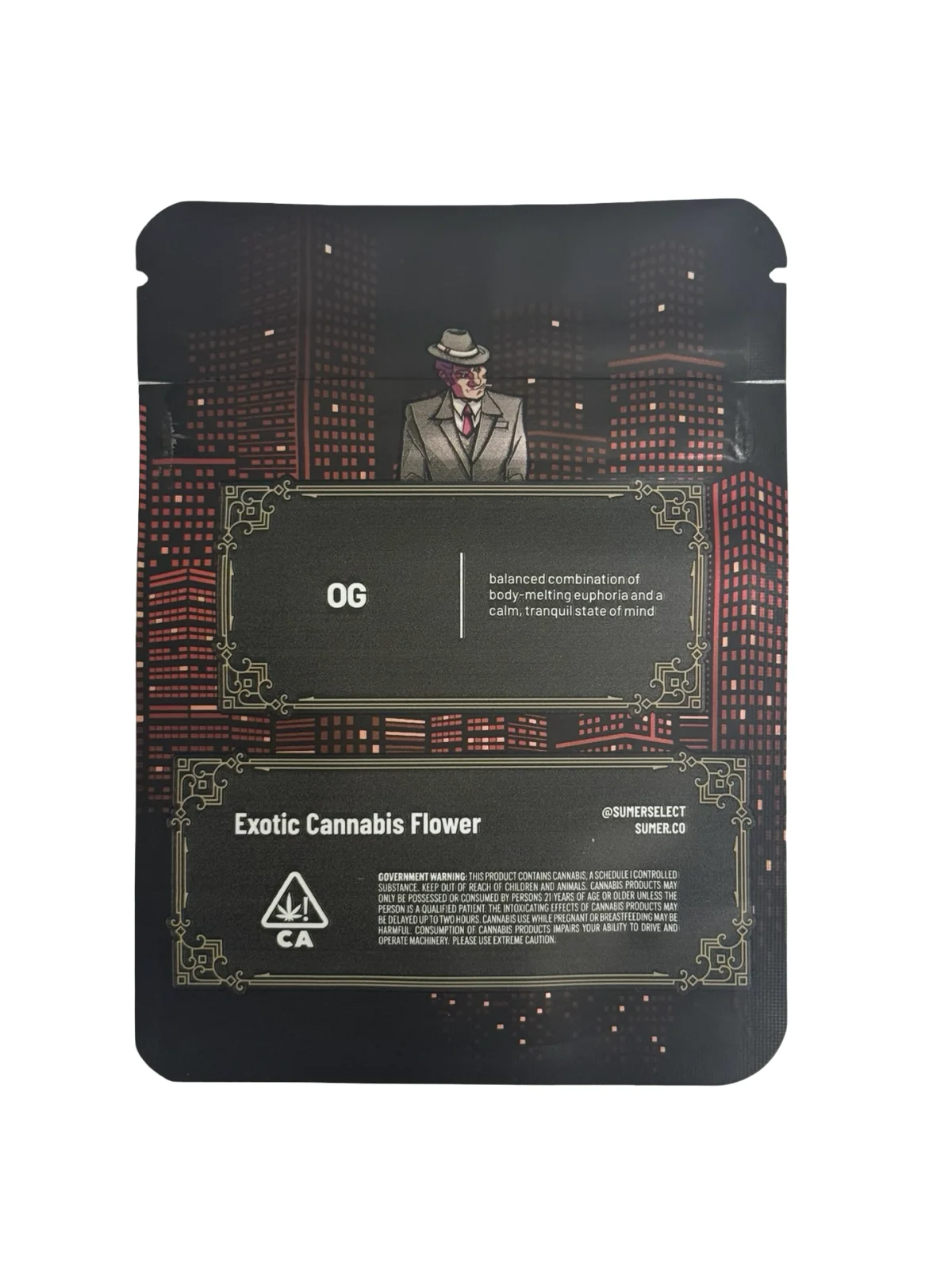 The OG Mylar Bags 3.5g Sumer The OG Mylar Bags 3.5g Sumer
