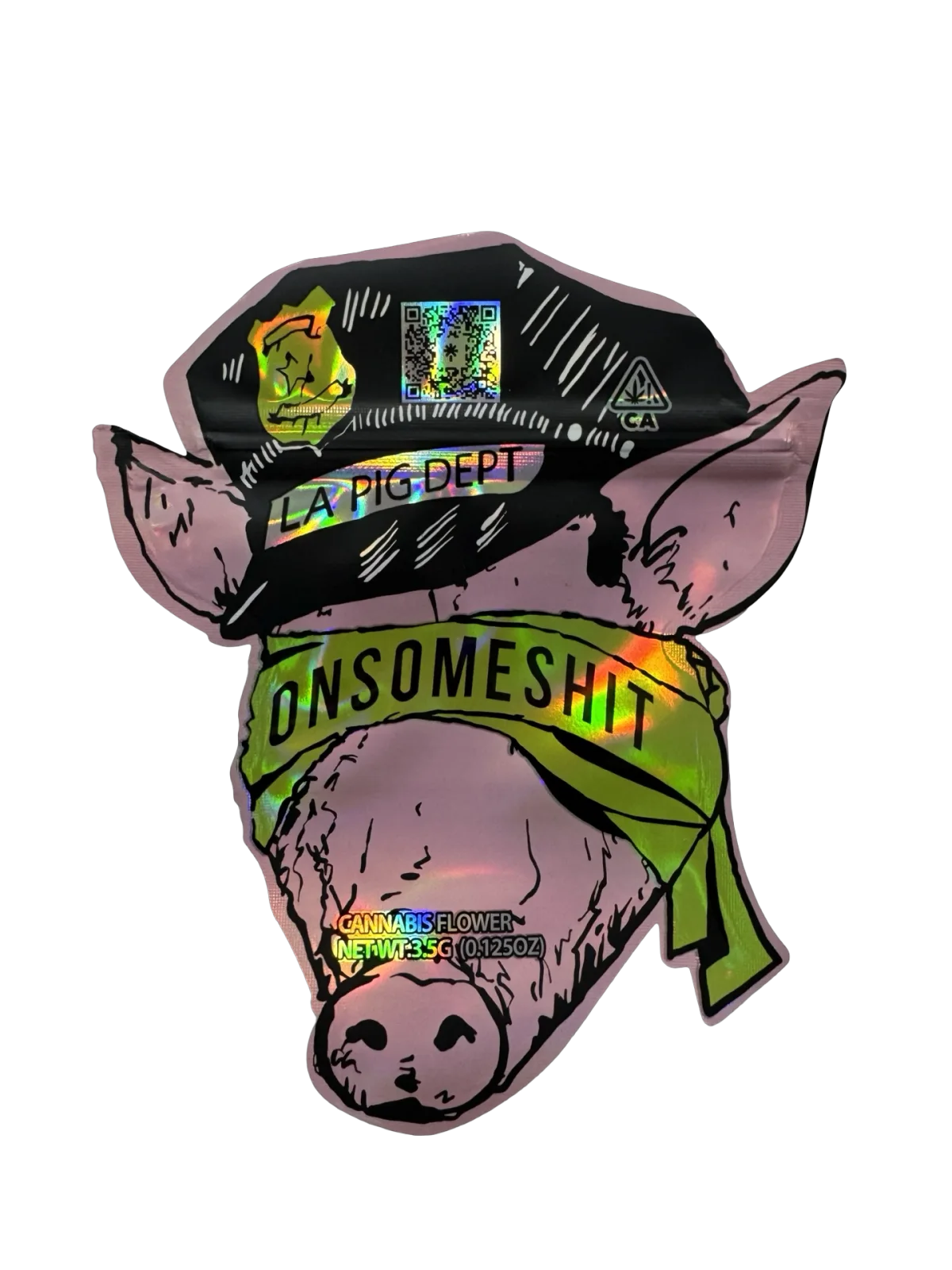 LA Pig Dept Mylar Bags 3.5g ONSOMESHIT LA Pig Dept Mylar Bags 3.5g ONSOMESHIT