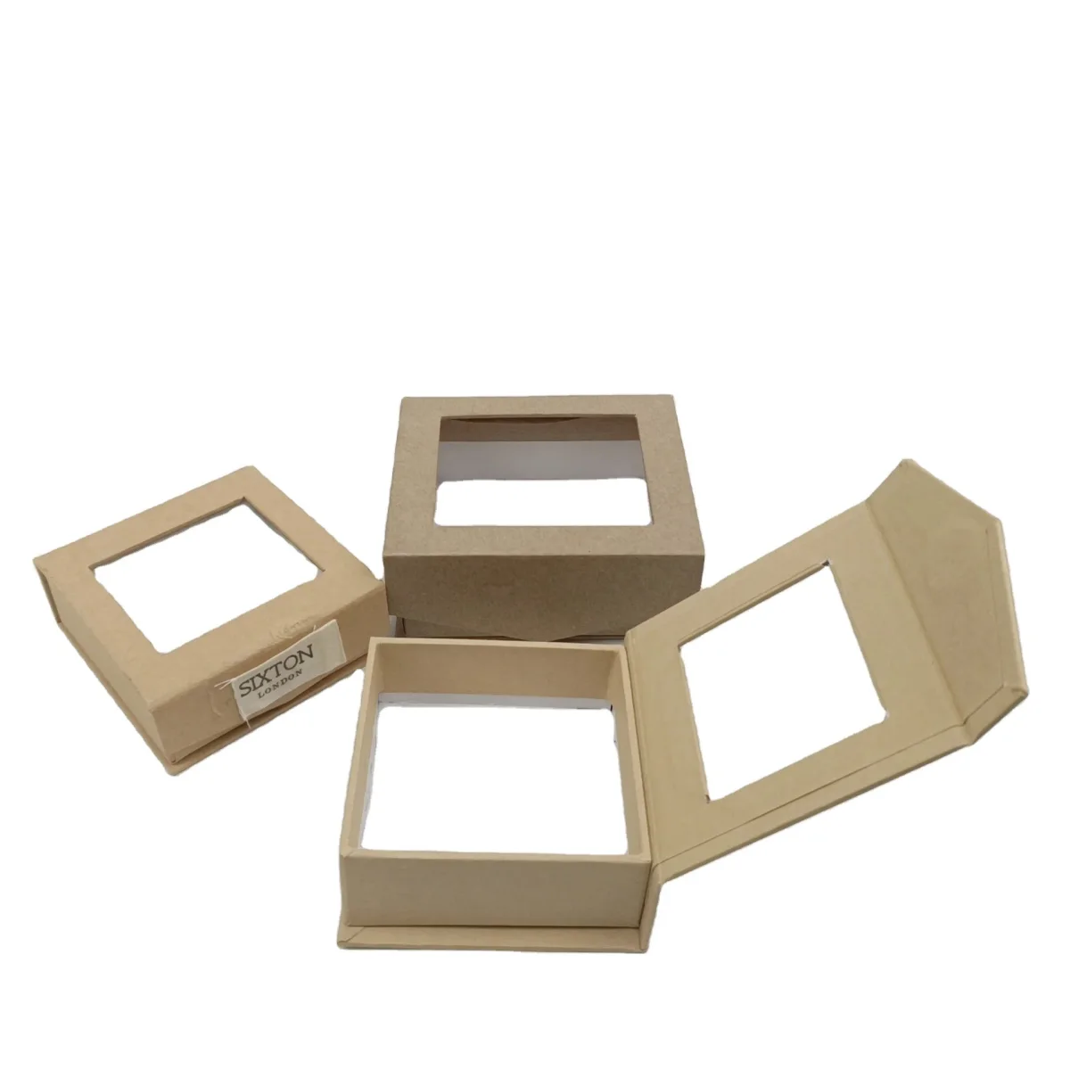 Custom Brown Kraft Paper Small Jewelry Packaging Box Custom Brown Kraft Paper Small Jewelry Packaging Box