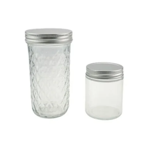 Wide-Mouth Glass Storage Jar