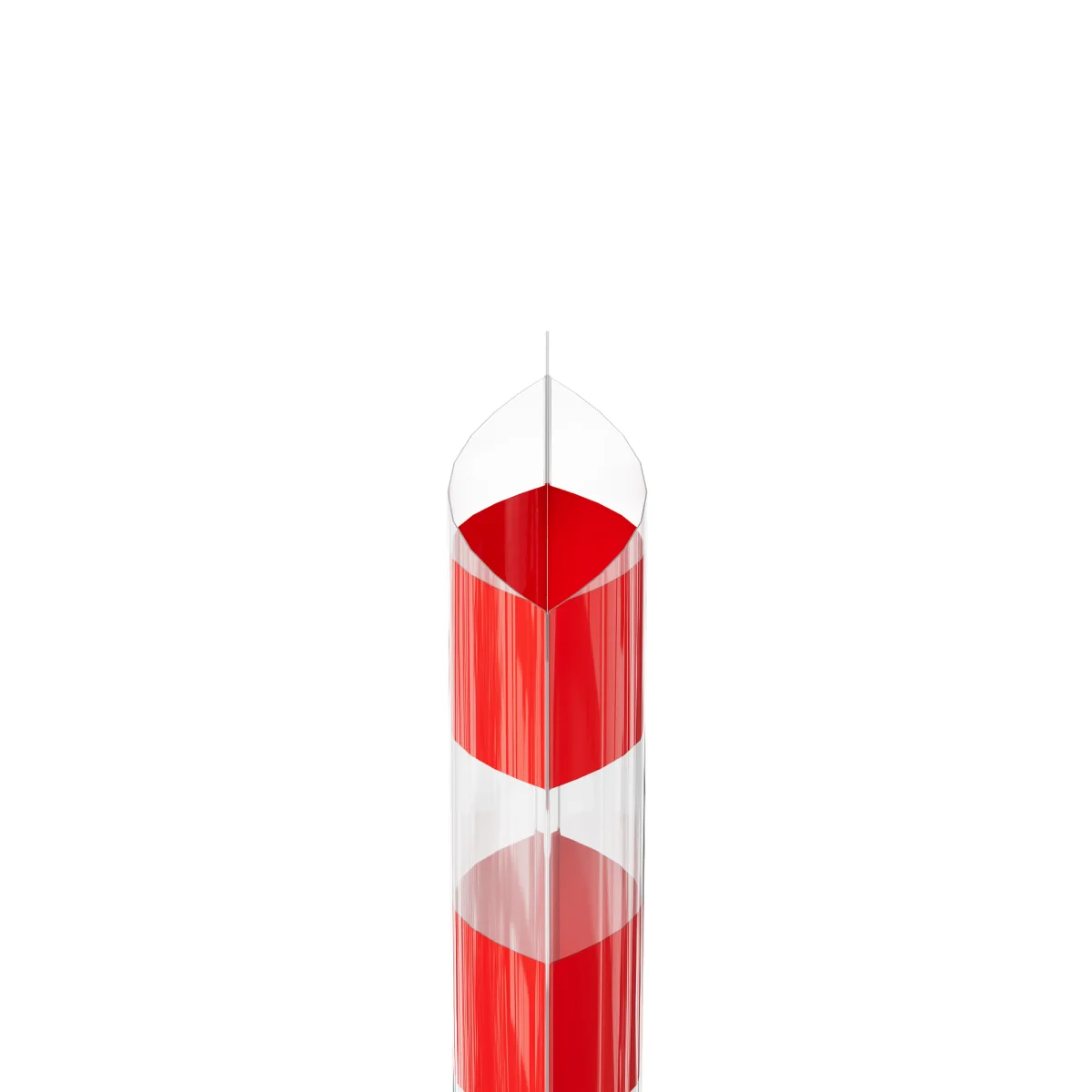 Red Christmas Candy Packaging Bag with Clear Window