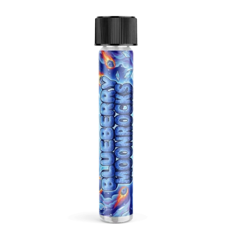 Blueberry Moonrocks Glass Pre-Roll Tubes