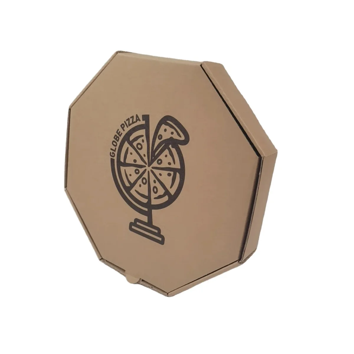Custom Corrugated Pizza Box with Printed Logo Custom Corrugated Pizza Box with Printed Logo