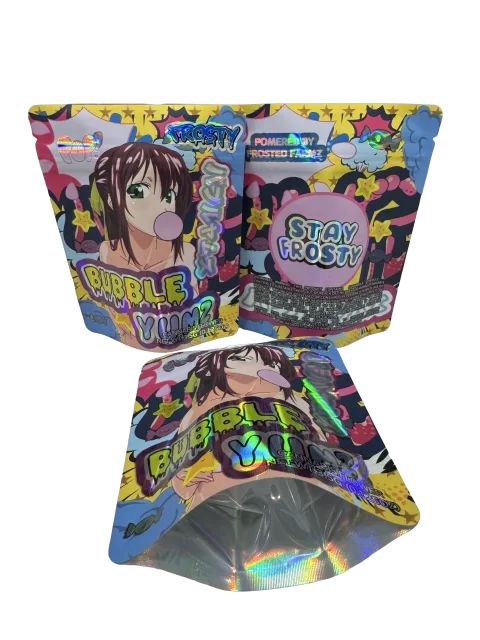 Bubble Yumz Mylar Bags 3.5g Frosty