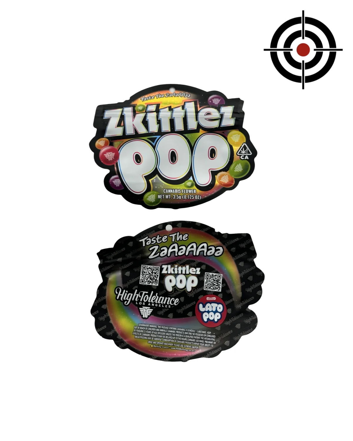 Zkittlez Pop Mylar Bags 3.5g High Tolerance Zkittlez Pop Mylar Bags 3.5g High Tolerance