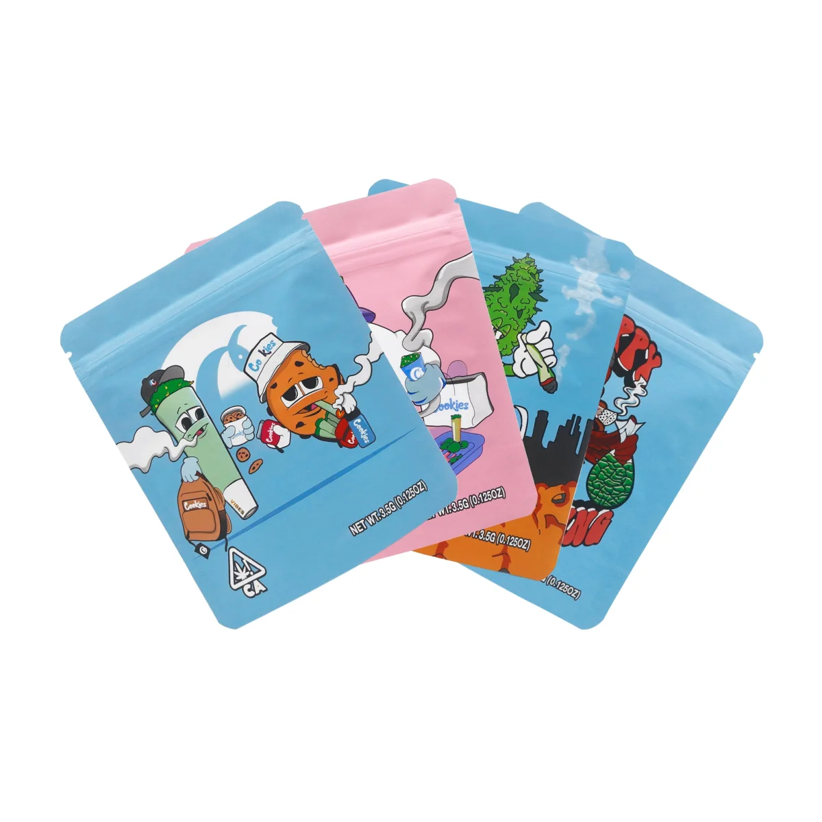 Assorted Design Smell-Proof Foil Stand-Up Bag Assorted Design Smell-Proof Foil Stand-Up Bag