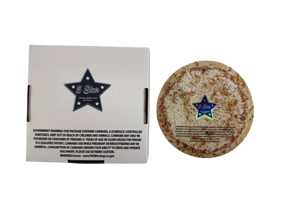 Shredder Pizza 3.5g Mylar Bags & Boxes 5 Star Shredder Pizza 3.5g Mylar Bags & Boxes 5 Star