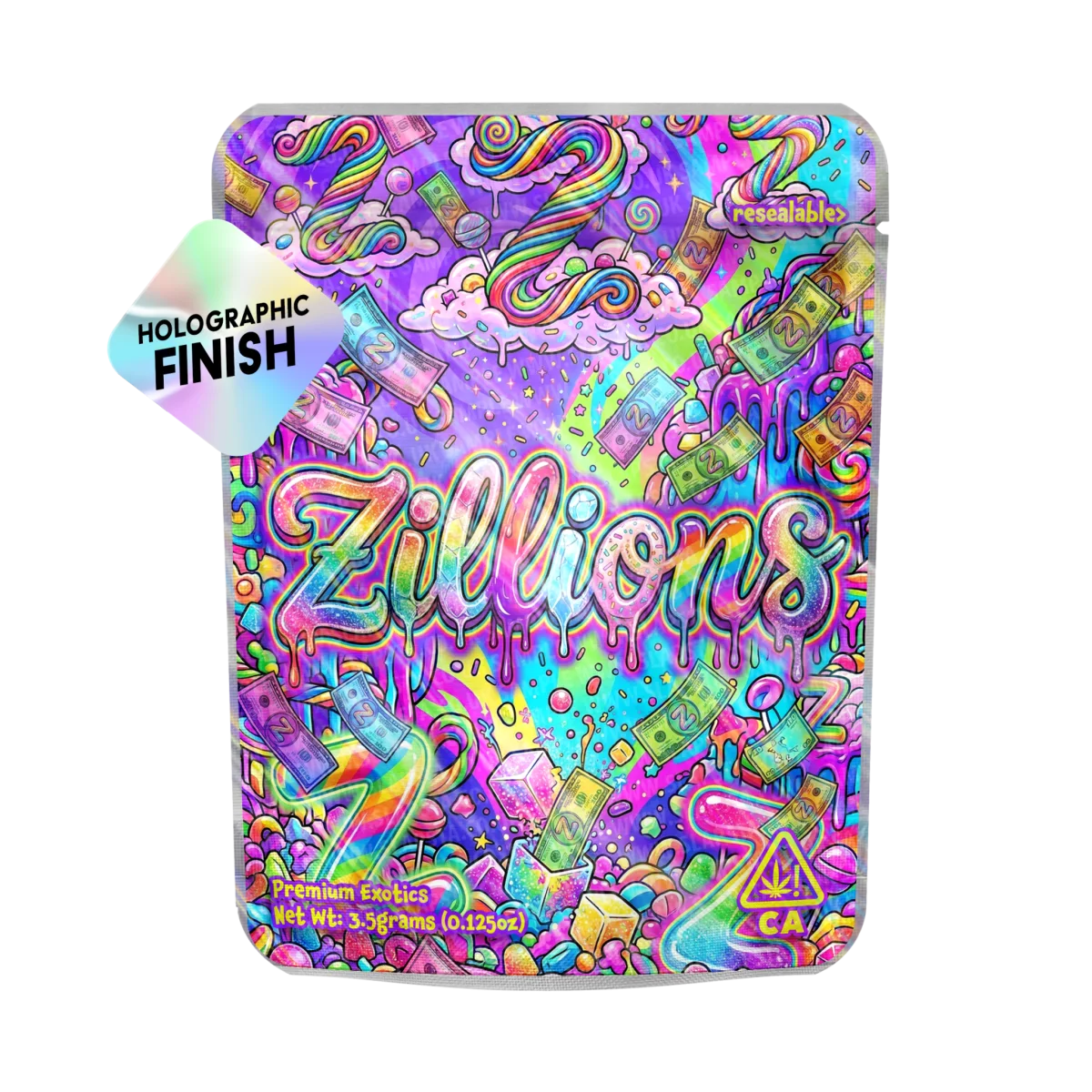 Zillions Mylar Sticker Packs Zillions Mylar Sticker Packs