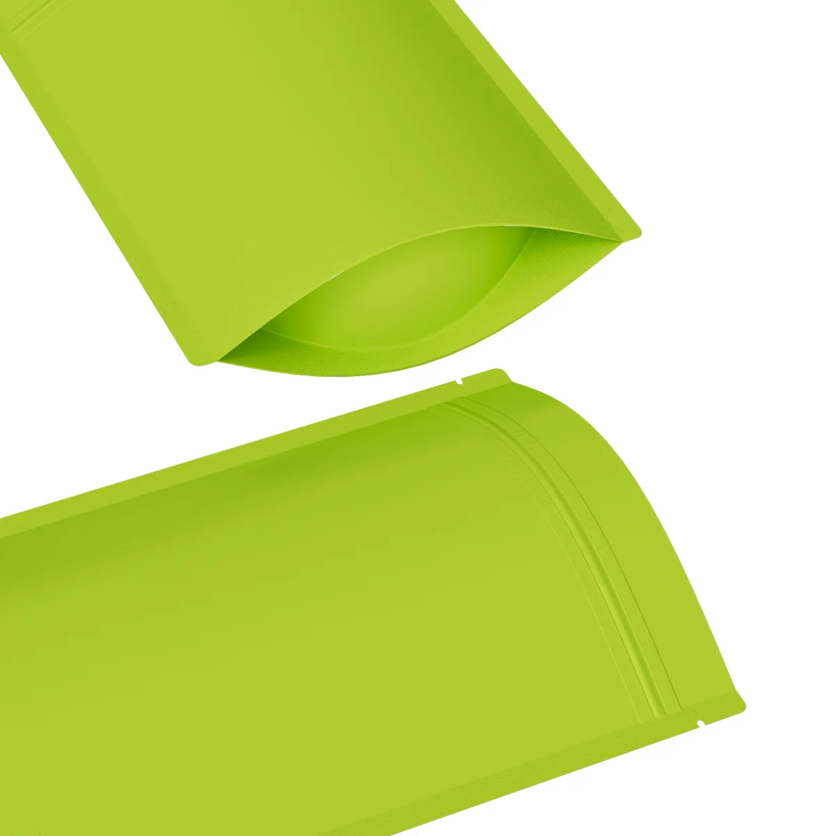 Matte Pistachio Green Metallized Foil Stand-Up Bag