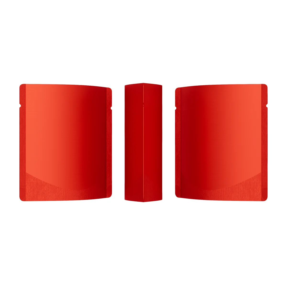 Matte Rose Red Square Aluminum Stand-Up Bag Matte Rose Red Square Aluminum Stand-Up Bag