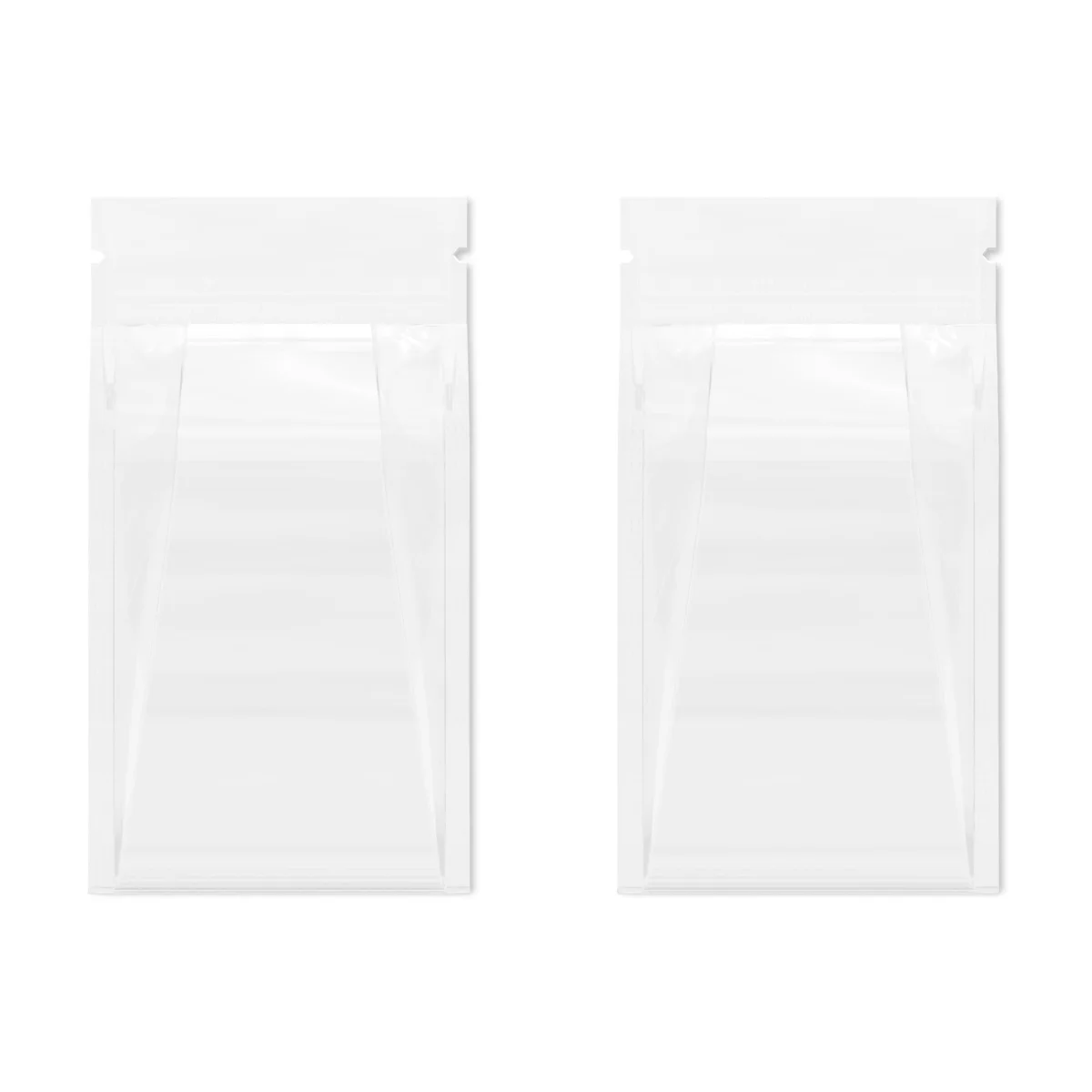 Custom Clear Side-Gusset Stand-Up Zipper Bag Custom Clear Side-Gusset Stand-Up Zipper Bag