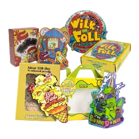 Custom Printed Resealable Die-Cut Candy Packaging Bag