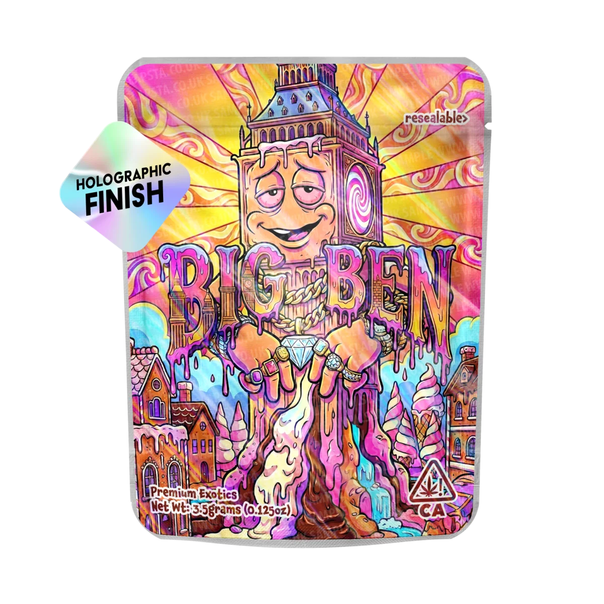 Big Ben Mylar Sticker Packs Big Ben Mylar Sticker Packs