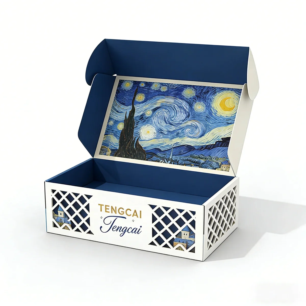 Custom Recycled Corrugated Shipping Box with Printed Logo Custom Recycled Corrugated Shipping Box with Printed Logo