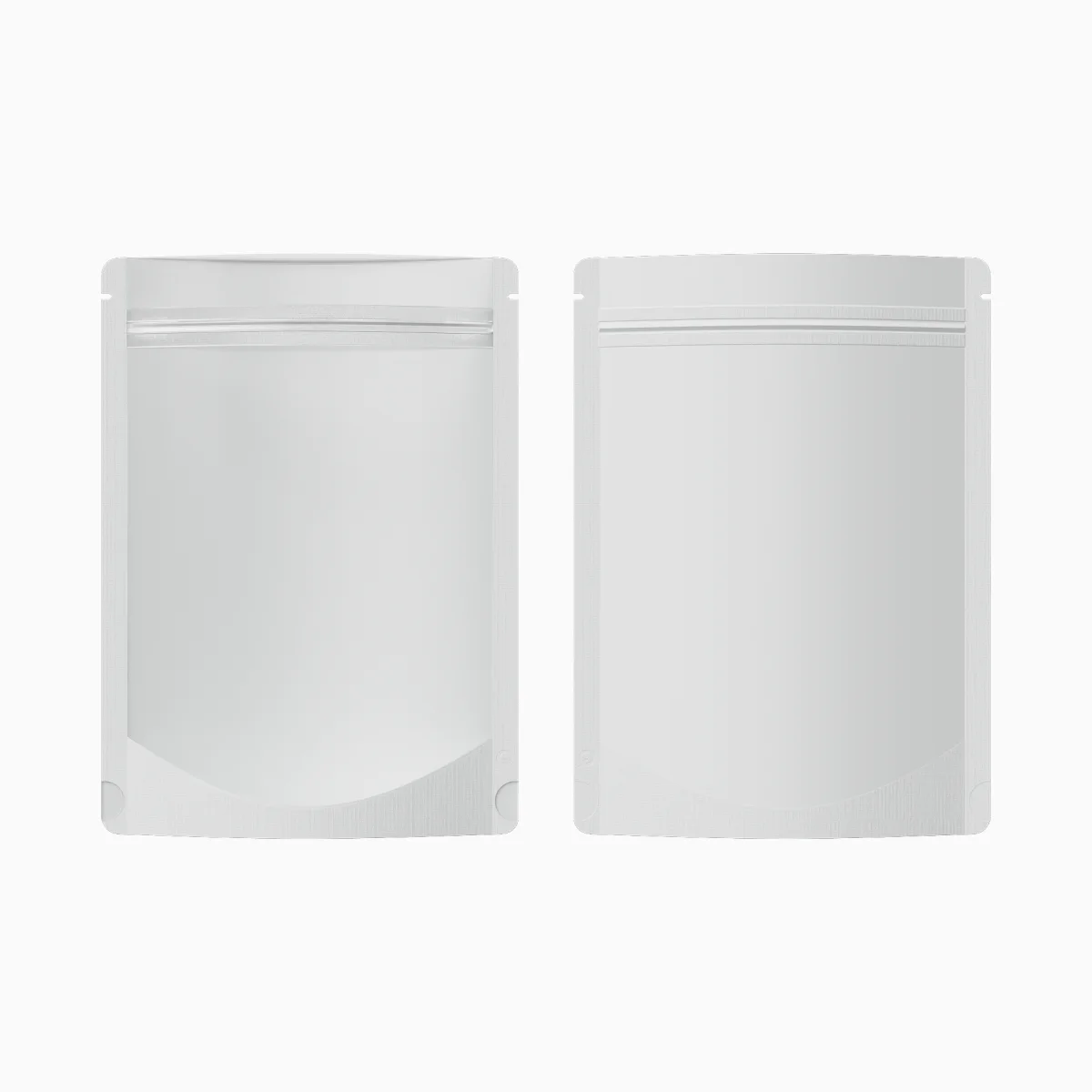 Matte Half Ice White Translucent Plastic Stand-Up Bags Matte Half Ice White Translucent Plastic Stand-Up Bags