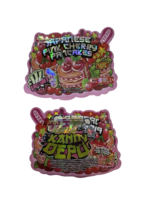 Japanese Pink Cherry Pancakes Mylar Bags 3.5g Kandy Depo