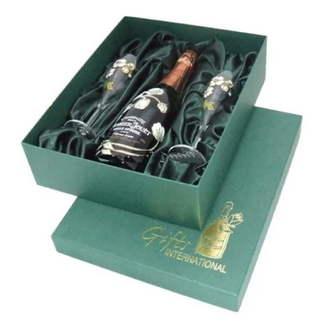 Custom Cardboard Whiskey and Glass Gift Set Box