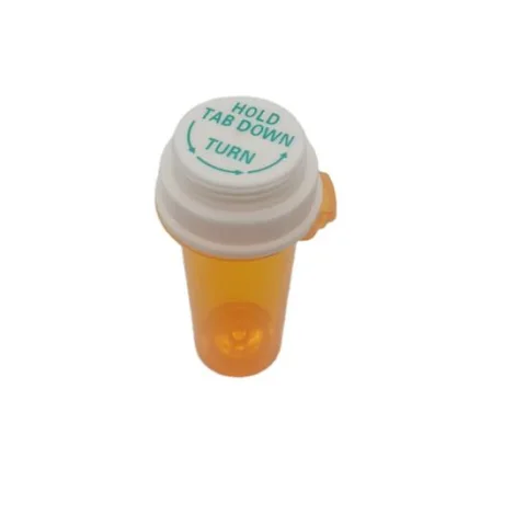 13 Dram Thumb-Click Reversible Prescription Vial