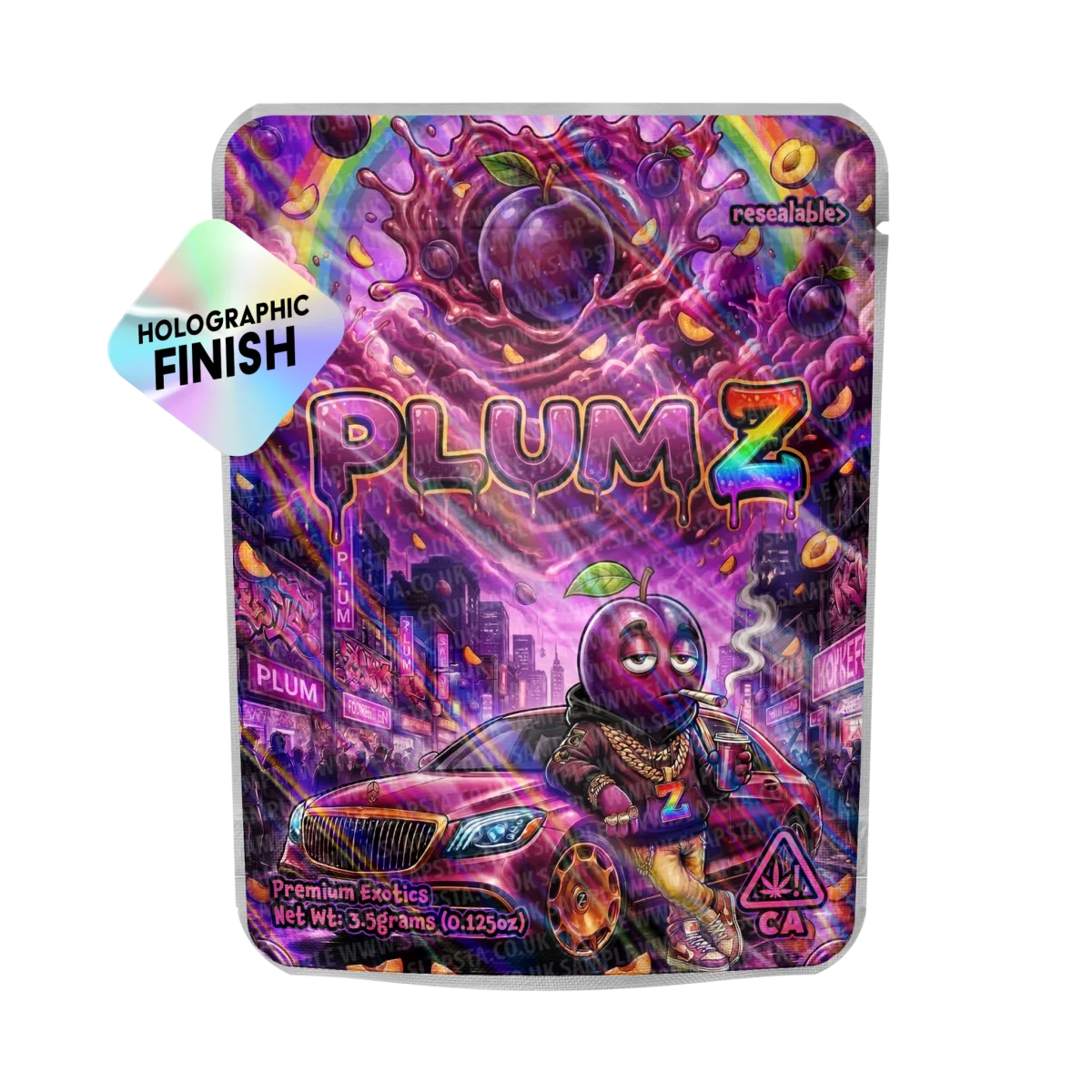 Plum-Z Mylar Sticker Packs Plum-Z Mylar Sticker Packs