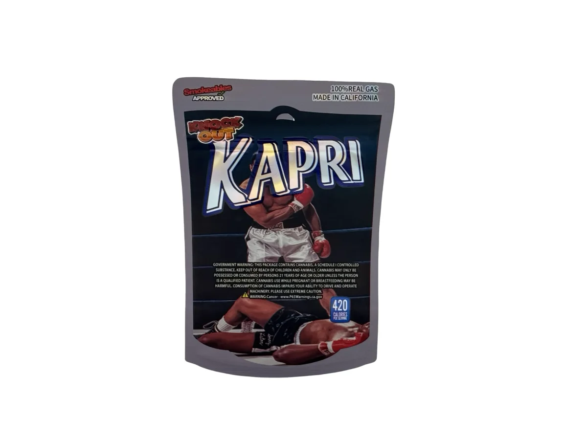 Knock Out Kapri 3.5g Mylar Bags High Tolerance Knock Out Kapri 3.5g Mylar Bags High Tolerance