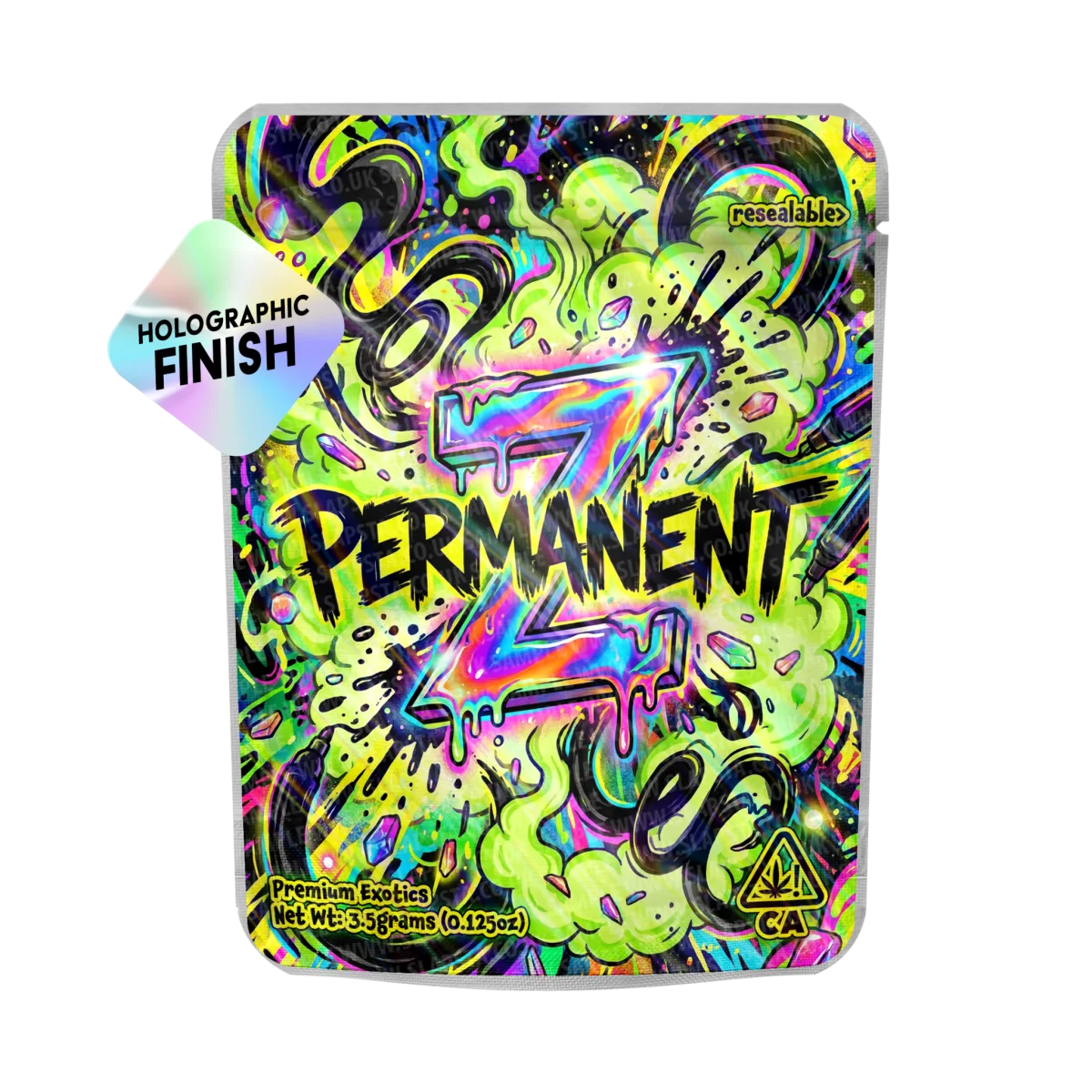 Permanent-Z Mylar Sticker Packs