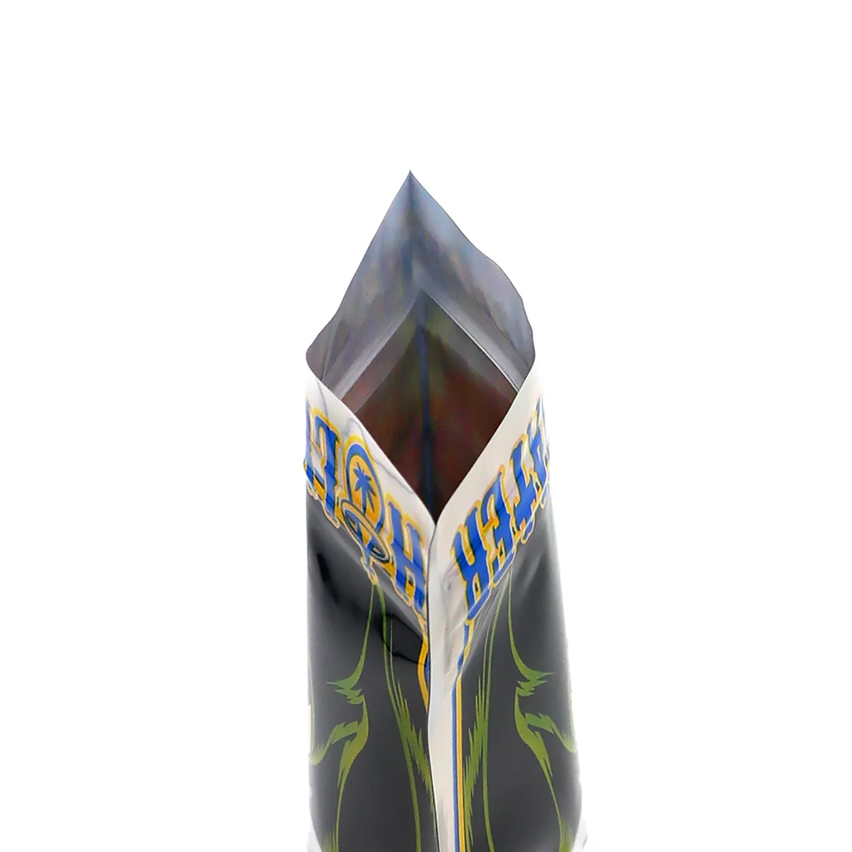 Holy Water Holographic Die-Cut Flat Zipper Packaging Bag Holy Water Holographic Die-Cut Flat Zipper Packaging Bag