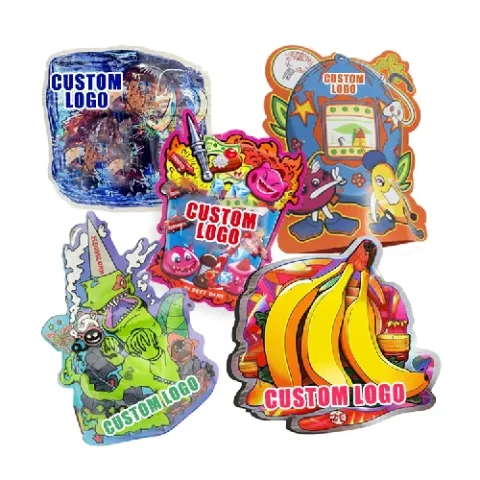 Custom Printed 3.5g Shaped Mylar Bag for Candy and Edibles