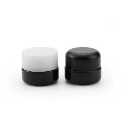 5 ml Black Glass Storage Jar