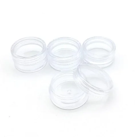 Clear PS Plastic Tobacco Storage Jar
