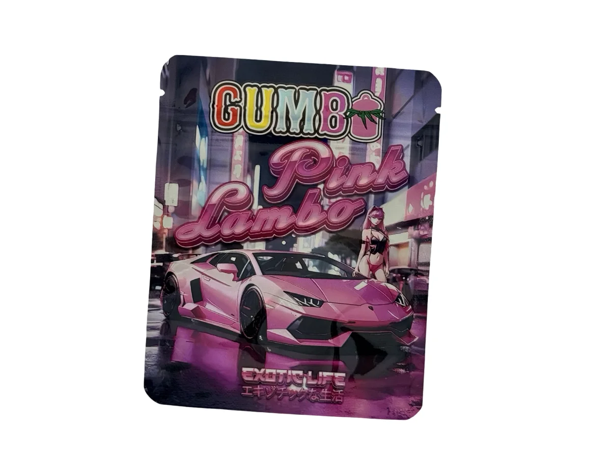 Pink Lambo 3.5g Mylar Bags Gumbo Pink Lambo 3.5g Mylar Bags Gumbo