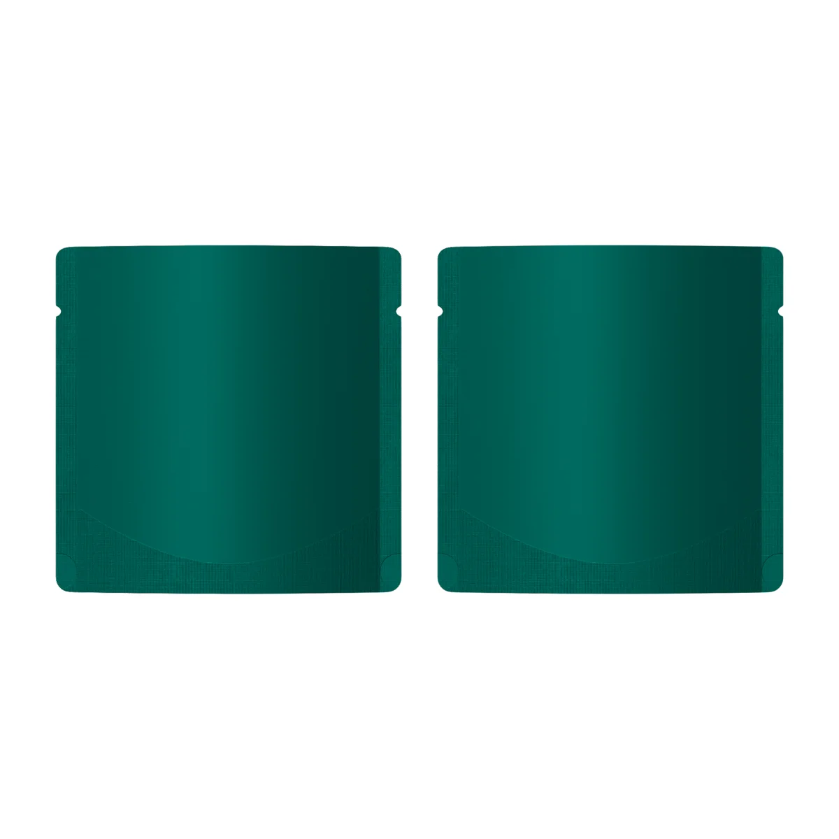 Matte Teal Green Square Aluminum Stand-Up Bag Matte Teal Green Square Aluminum Stand-Up Bag