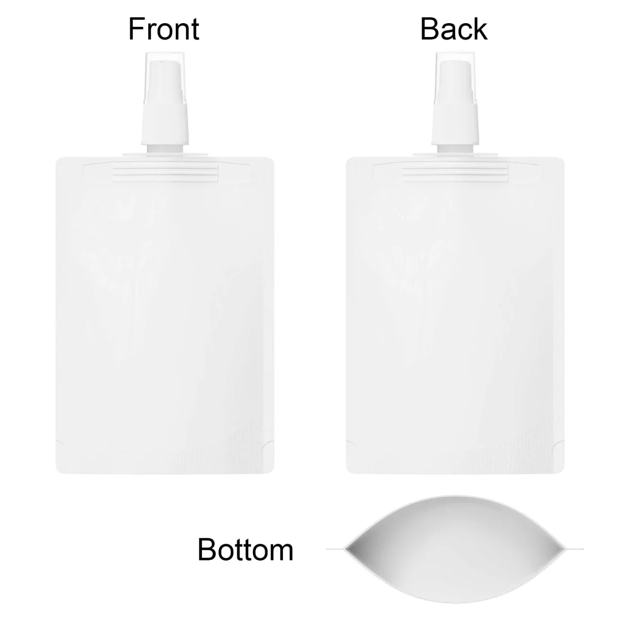 Custom Spout Pouch with Serum Pump Custom Spout Pouch with Serum Pump