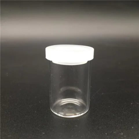 No Neck Containers with White Cap