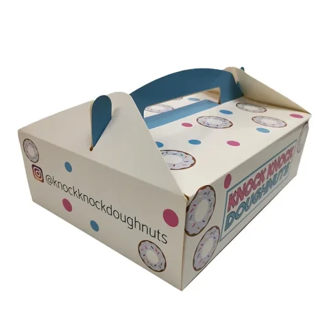 Custom Logo Paper Donut and Bakery Packaging Box