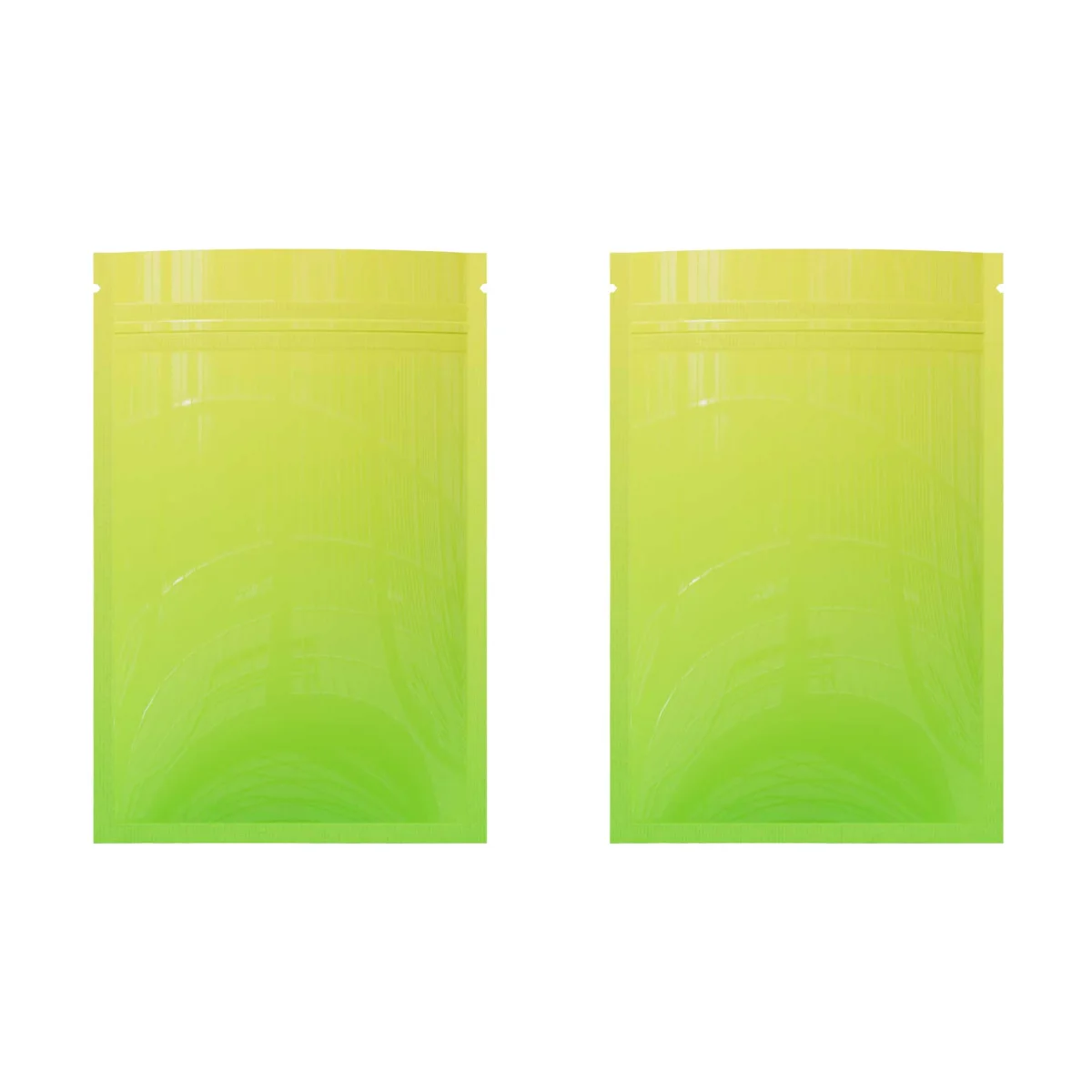 Glossy Double-Sided Two-Tone Ombre Mylar Bag