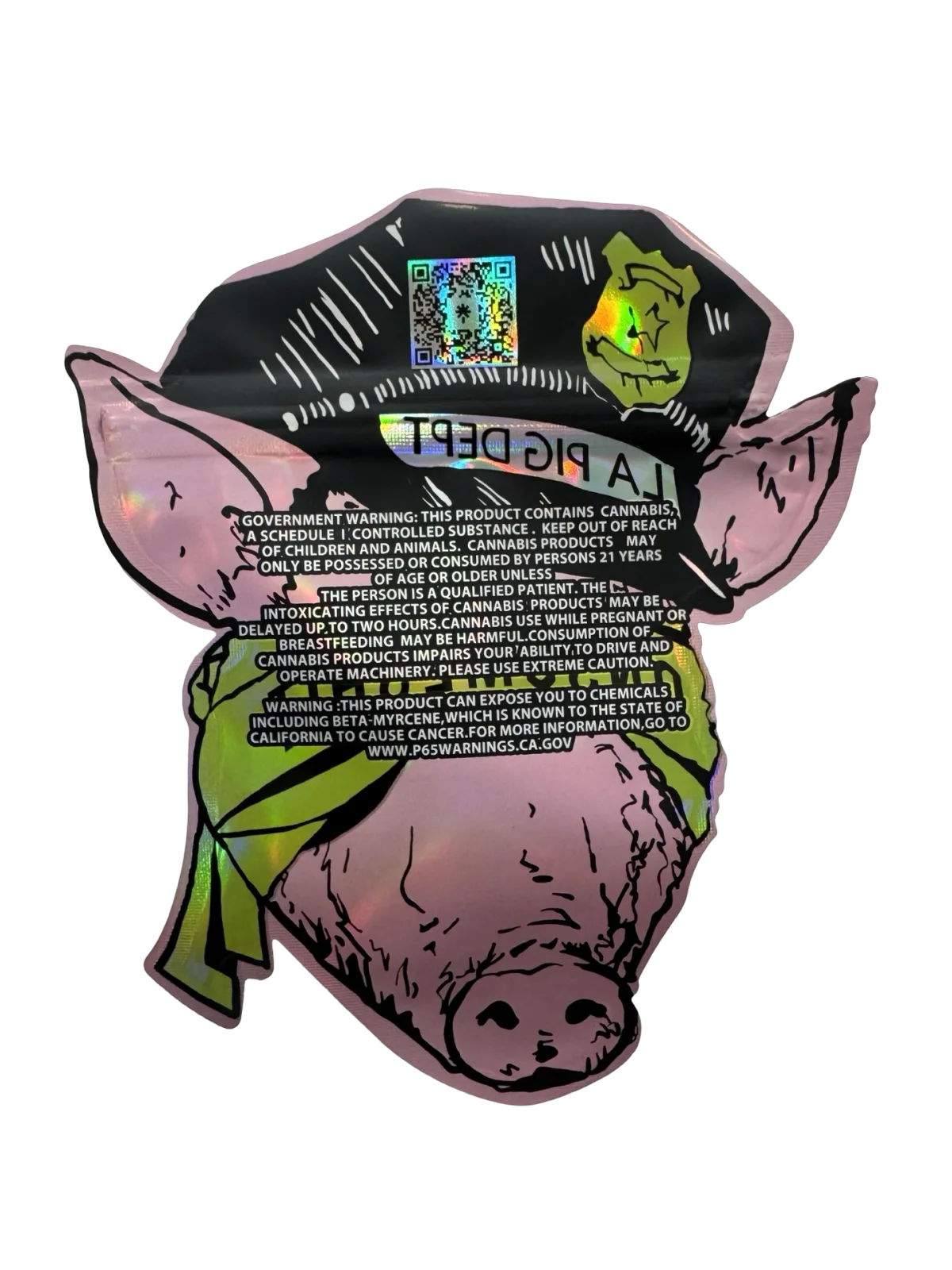 LA Pig Dept Mylar Bags 3.5g ONSOMESHIT LA Pig Dept Mylar Bags 3.5g ONSOMESHIT