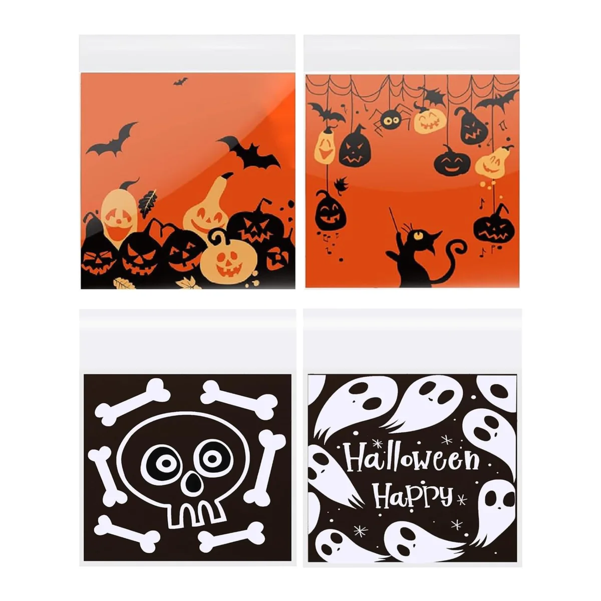 Halloween Printed Self-Adhesive Cellophane Packaging Bag Halloween Printed Self-Adhesive Cellophane Packaging Bag