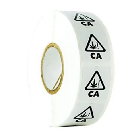 California Universal THC Symbol Cannabis Labels