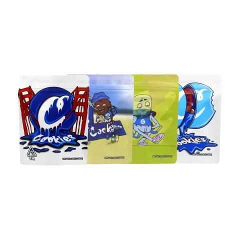 SF Summer Theme Matte Smell-Proof Foil Stand-Up Bag