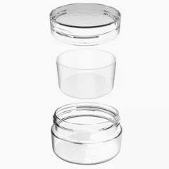 5 ml Plastic Concentrate Container with Silicone Insert