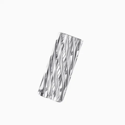 Seven-Hole Flat-Mouth Glass Filter Tip, 12×30 mm