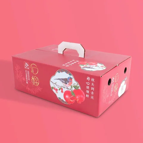 Custom Recyclable Corrugated Packaging Box with Printed Logo