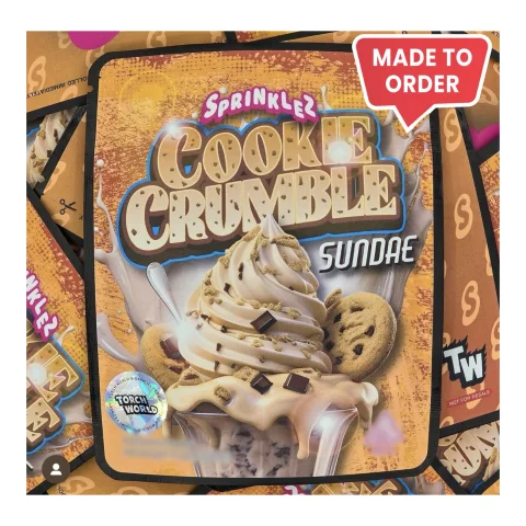 Cookie Crumble Sundae 3.5g Mylar Bags Sprinklez Torch World