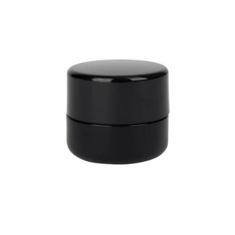 5 ml Child-Resistant Black Glass Concentrate Jar
