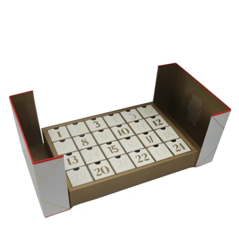 Cosmetic Advent Calendar Gift Box with Drawers