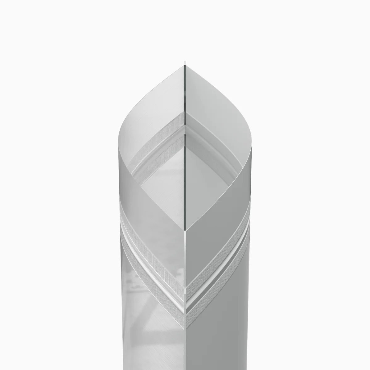 Matte Half Ice White Translucent Plastic Stand-Up Bags Matte Half Ice White Translucent Plastic Stand-Up Bags