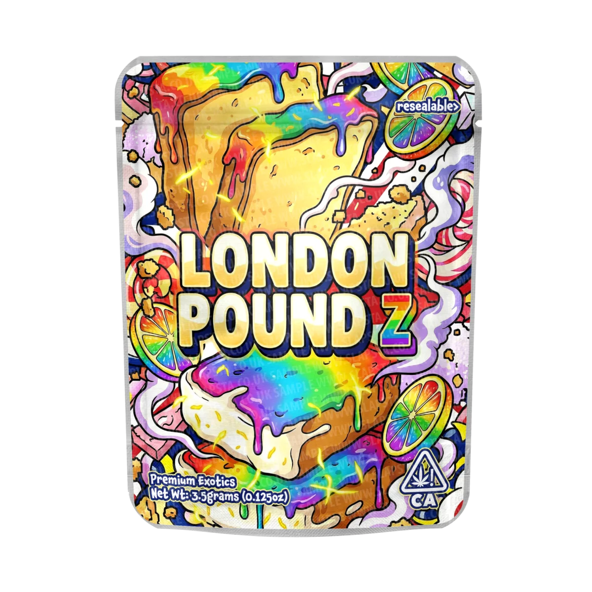 London Pound Z Mylar Sticker Packs London Pound Z Mylar Sticker Packs