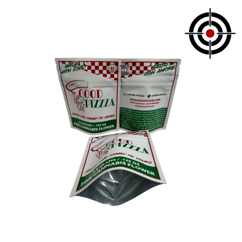 Good Pizzza Mylar Bags 3.5g Good Pizzza